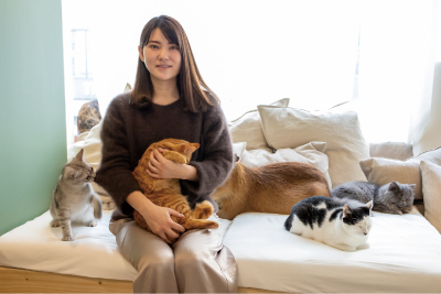 国分寺で保護した猫の譲渡活動